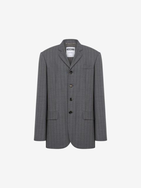 Moschino WOOL PINSTRIPE JACKET
