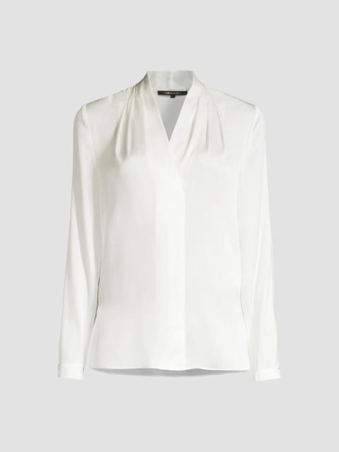 KOBI HALPERIN Women's Nellie Silk-Satin Blouse - Ivory