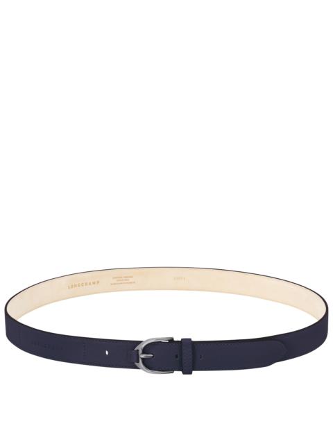 Longchamp 3D Ladies' belt Bilberry - Leather