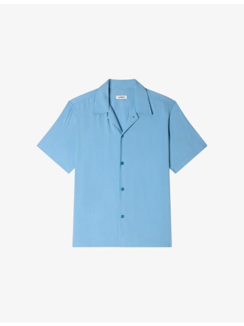 Sandro Shark-Collar Relaxed-Fit Woven Shirt