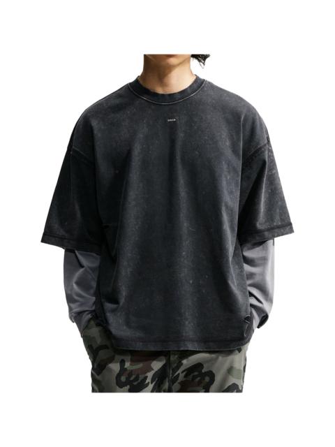 Nike NSW Ice Silver T-Shirt "Black / Ice Silver / Dark Smoke Grey" IQ5917 010