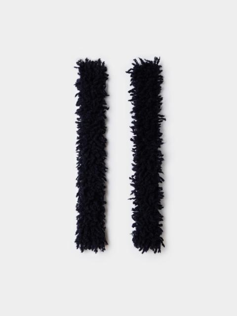 SUNNEI FRINGE STRIPED SLEEVES / dark navy