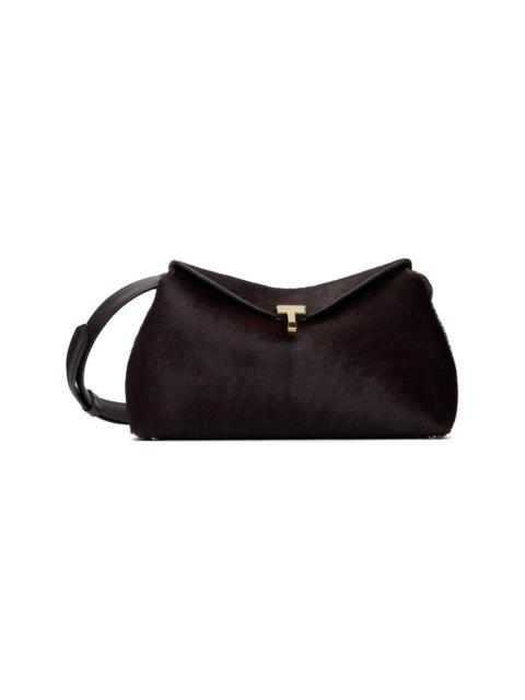 TOTEME Brown T-Lock Pony Hair Clutch