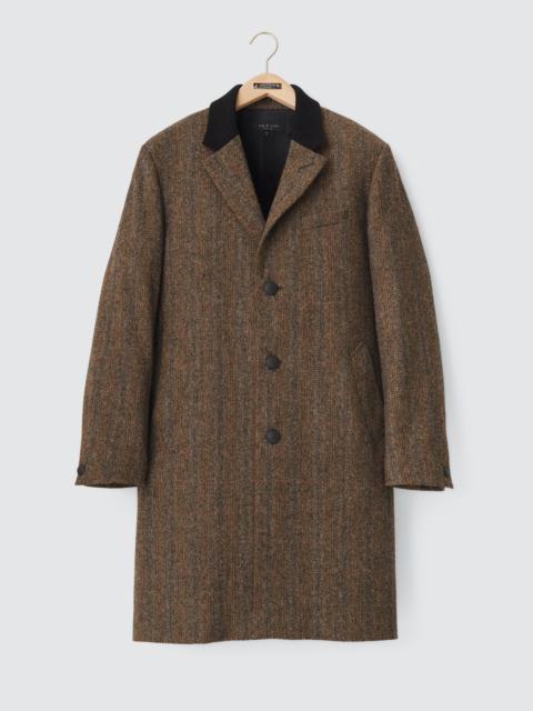 rag & bone Elias Heritage Wool Topcoat
Tailored Fit