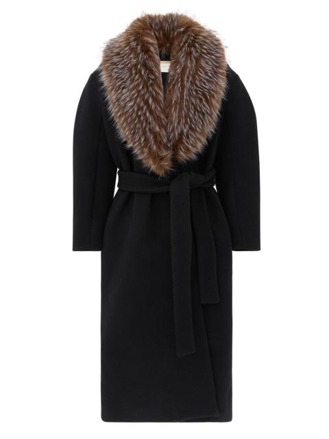 Zimmermann VALIANT FAUX FUR COLLAR COAT