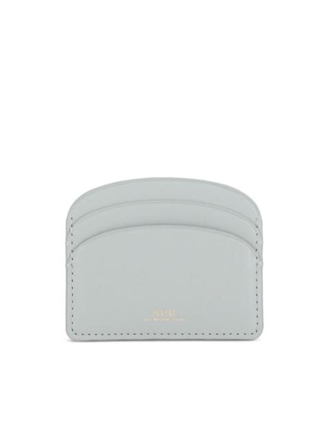 A.P.C. Demi-lune embossed-logo cardholder