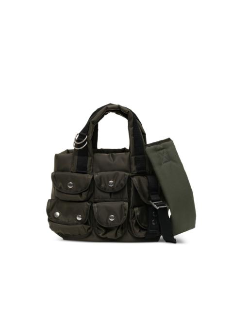 small pocket tote bag