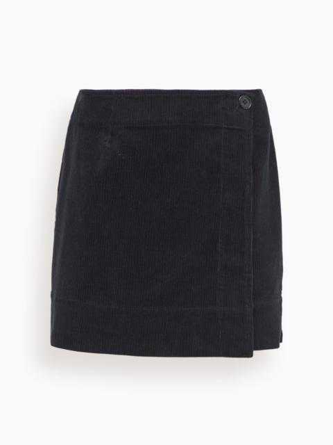 APIECE APART Marta Mini Skirt in Midnight