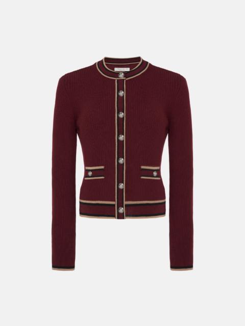 Alessandra Rich MERINO WOOL CARDIGAN