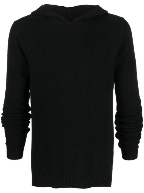 Rick Owens wool-cashmere hooded jumper