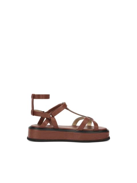 FABIANA FILIPPI woven strap leather sandals