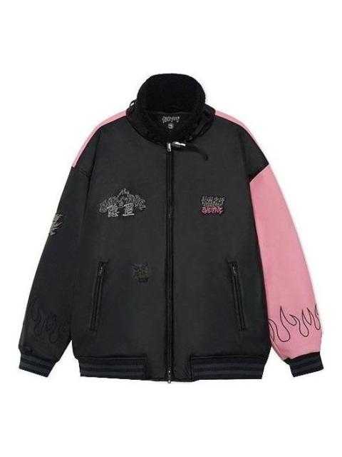 Li-Ning Li-Ning x STA_GROUP BADFIVE Fashion Jacket 'Black Pink' AJDR527-1