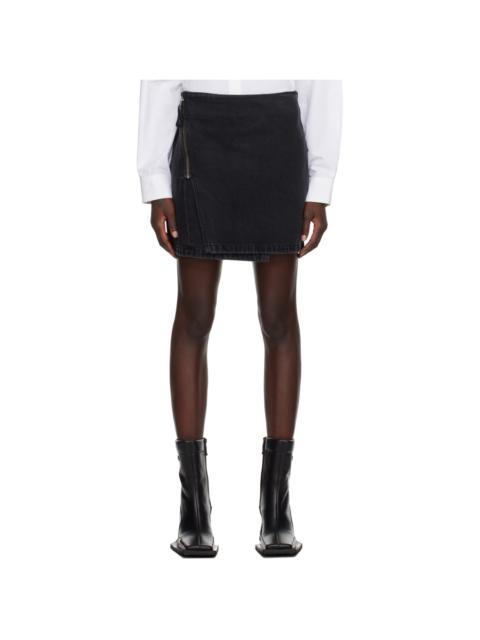 EYTYS Black Rogue Denim Miniskirt