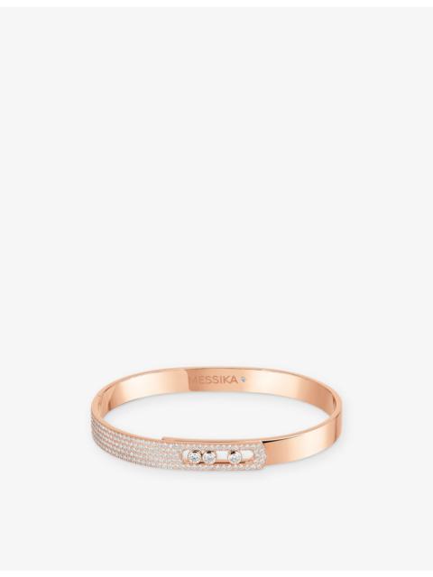 MESSIKA Move Noa 18ct rose-gold and 0.95ct diamond bangle