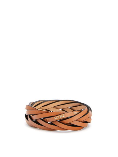 Loewe Braided bangle in classic calfskin