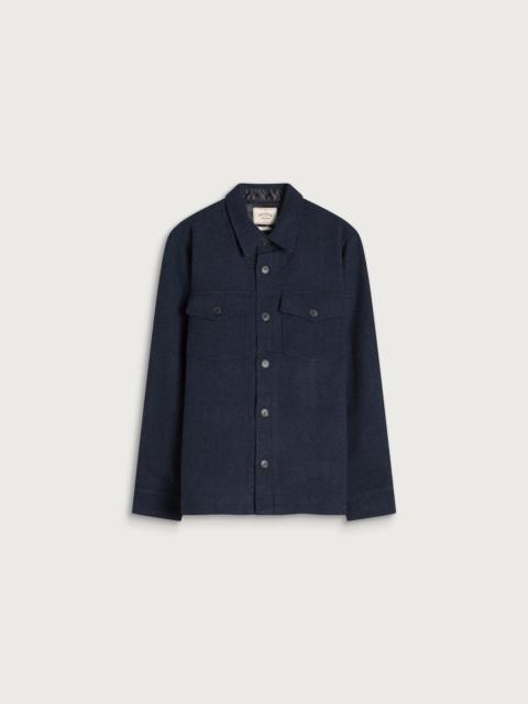 Portuguese Flannel Portuguese Flannel Wool Field Tweed Overshirt