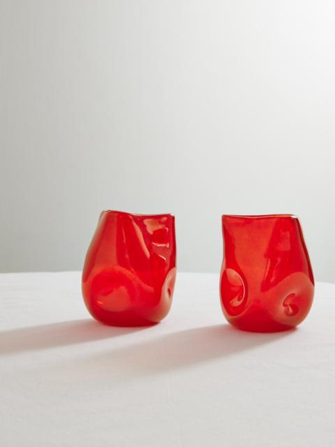 Completedworks Set Of Two Recycled-glass Tumblers