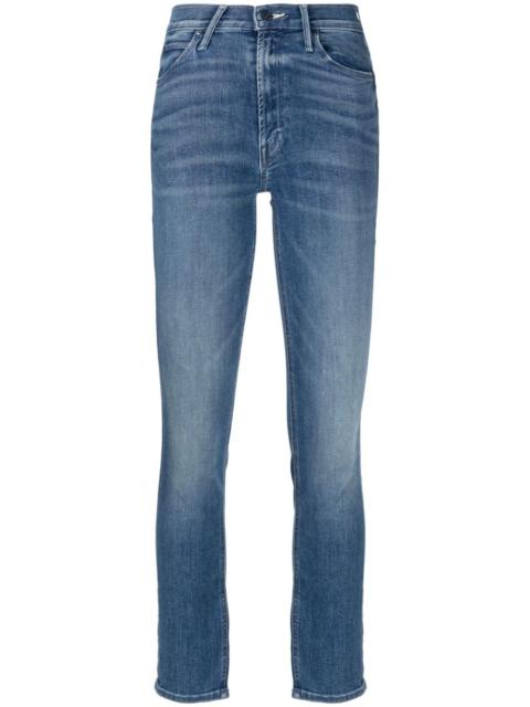 MOTHER Dazzler mid-rise slim-cut jeans