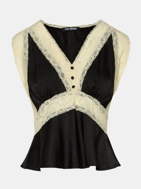 STEVE MADDEN ELINOR TOP BLACK