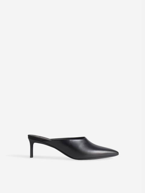 CO Pointed Toe Mule in Calf Skin Leather