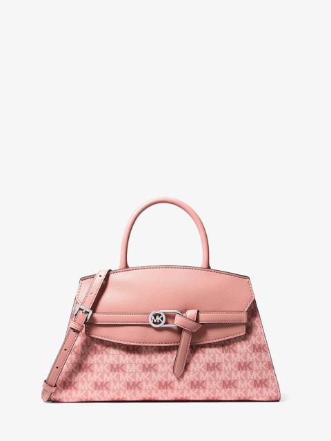 MICHAEL KORS Greta Medium Signature Logo Satchel