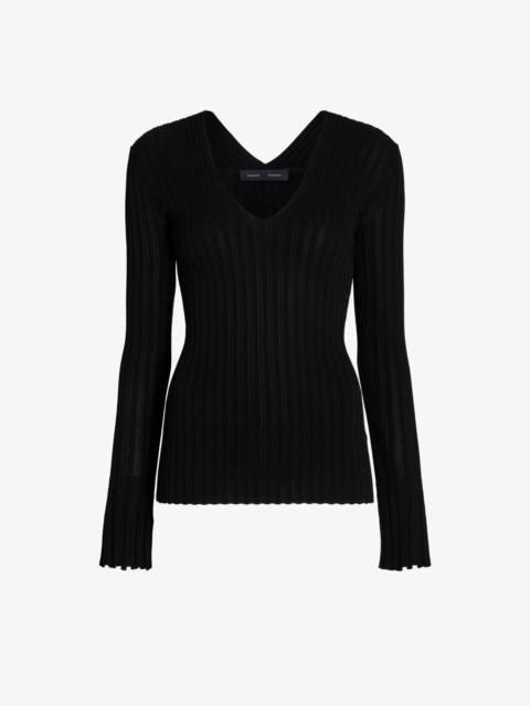 Proenza Schouler Roux Top in Viscose Silk Rib