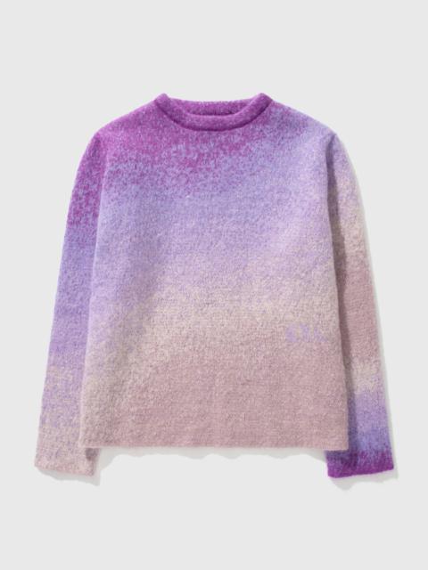 ERL GRADIENT CREWNECK KNITTED SWEATER
