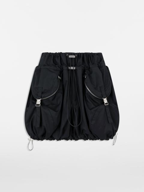 THE ATTICO BLACK SHORTS