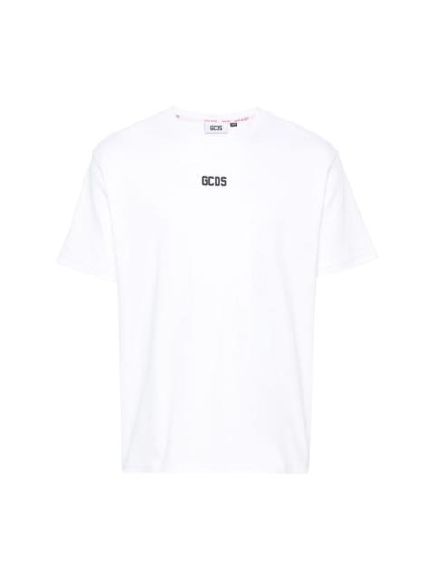 GCDS logo-appliqquÃ© cotton T-shirt