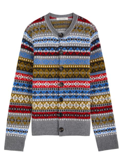 Astral Fair Isle wool-blend cardigan