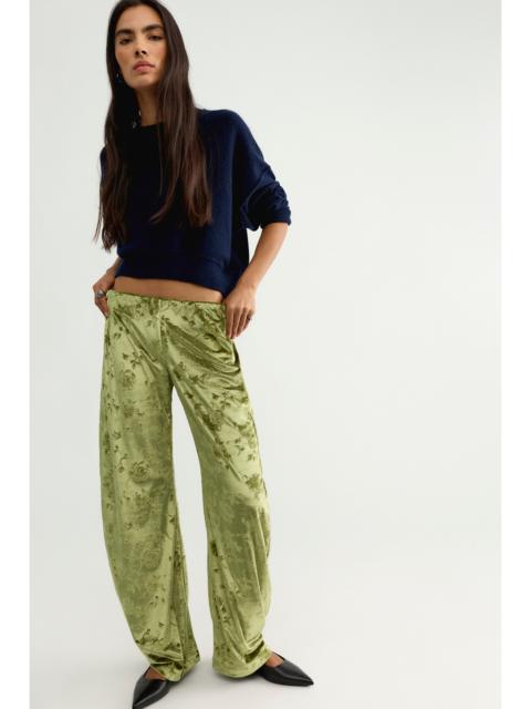FREE PEOPLE Radiance Velvet Pull-On Pants