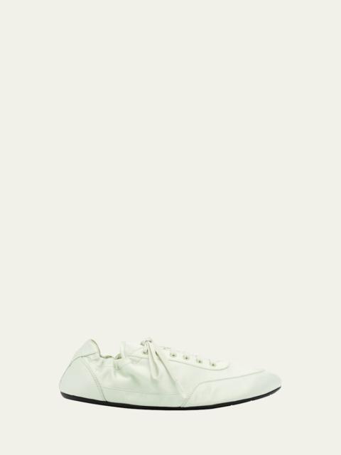 Prada Satin Low-Top Sneakers