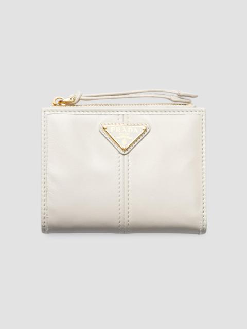 Prada Women's Small Leather Wallet - White