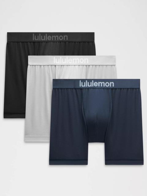 lululemon Always In Motion Mesh Boxer Brief 5" *3 Pack