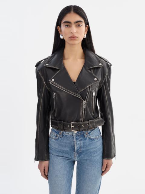 LAMARQUE FORD | Distressed Leather Jacket