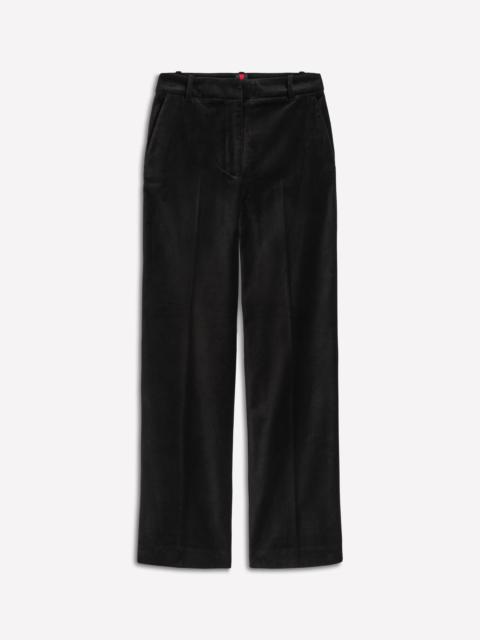 BODEN Canonbury Velvet Pants-Black