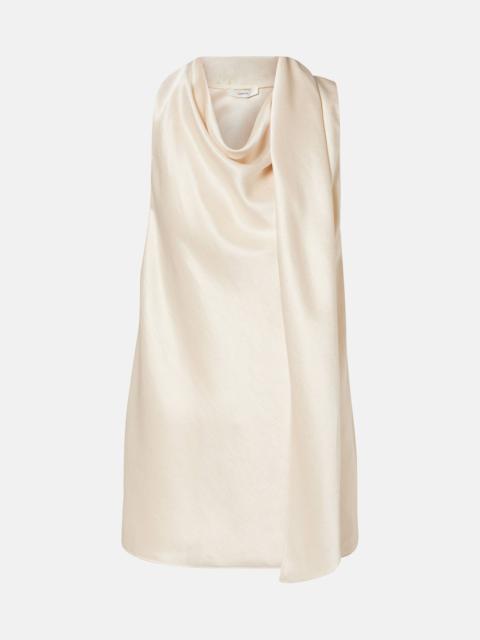 Vince Scarf-detail satin top