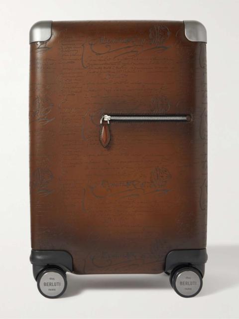 Berluti Formula 1005 Scritto Venezia Leather Suitcase