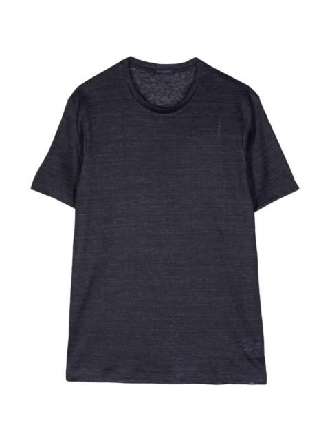 Paul & Shark CREW-NECK LINEN T-SHIRT