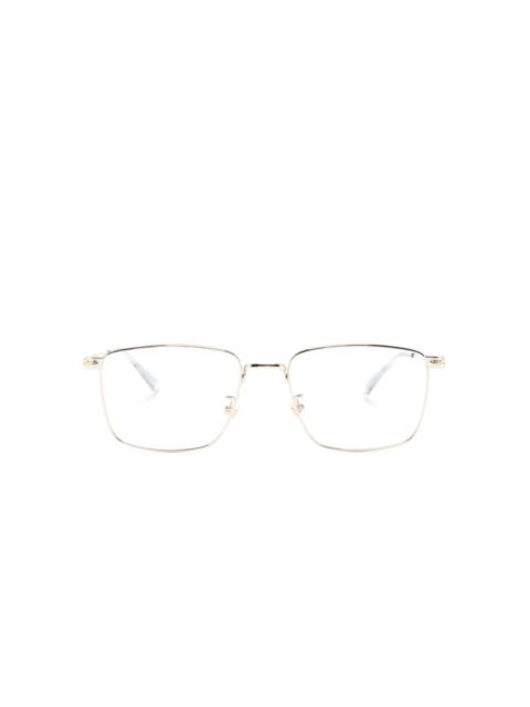 Montblanc nose-pads square-frame glasses