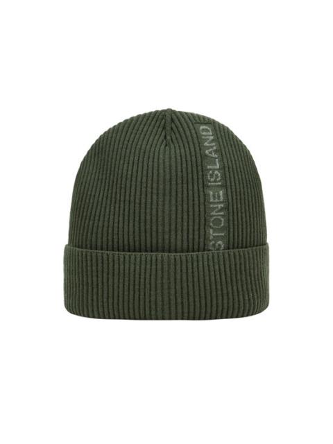 Stone Island N06A7 REFLECTIVE VANISE' LETTERING OLIVE GREEN