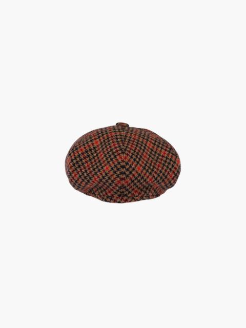 Miu Miu Plaid Shetland wool beret