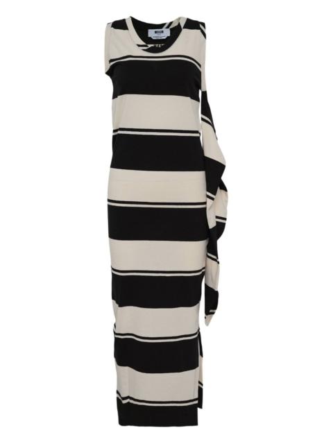 MSGM striped maxi dress