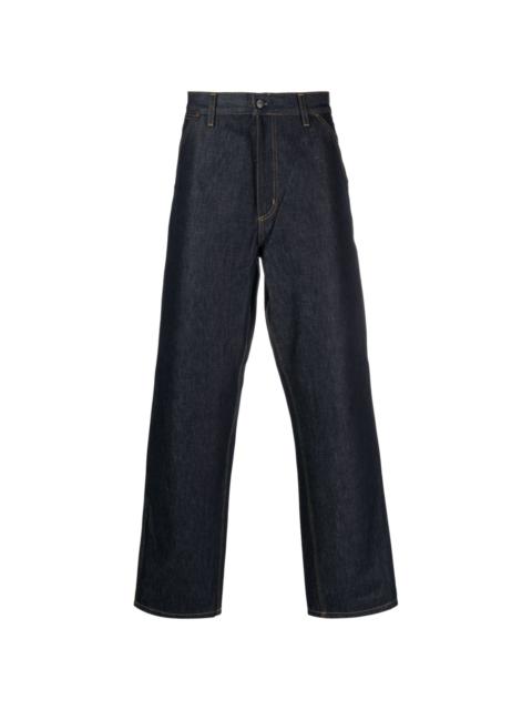 Carhartt Single Knee mid-rise straight-leg jeans