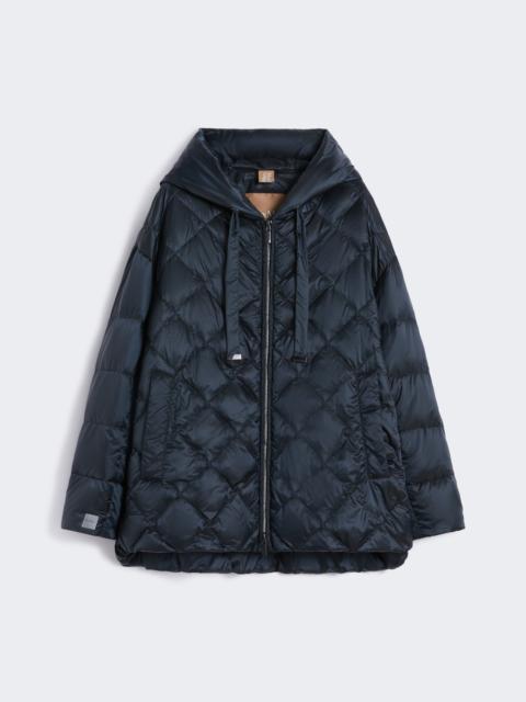 Max Mara SOFTFE Padded jacket in water-repellent iridescent fabric