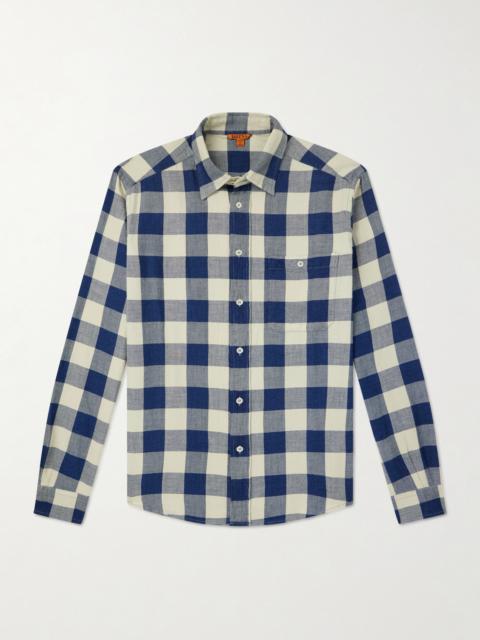 BARENA Checked Cotton-Twill Shirt