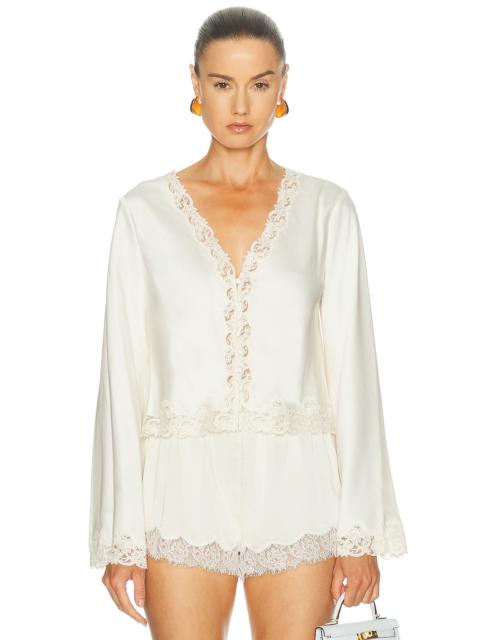 LoveShackFancy Fioretta Top