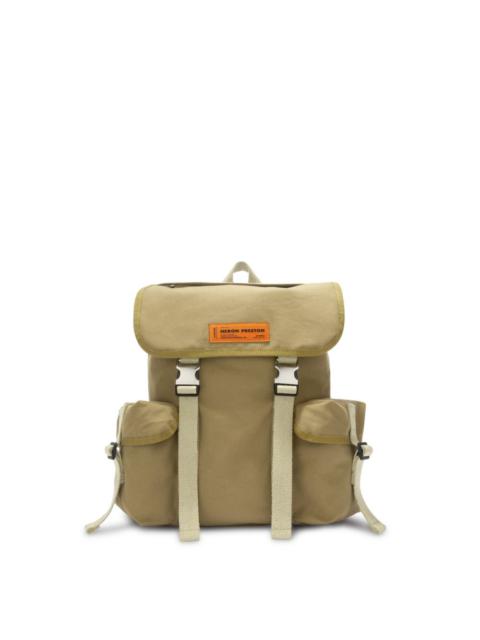 Heron Preston Canvas Pocket Backpack