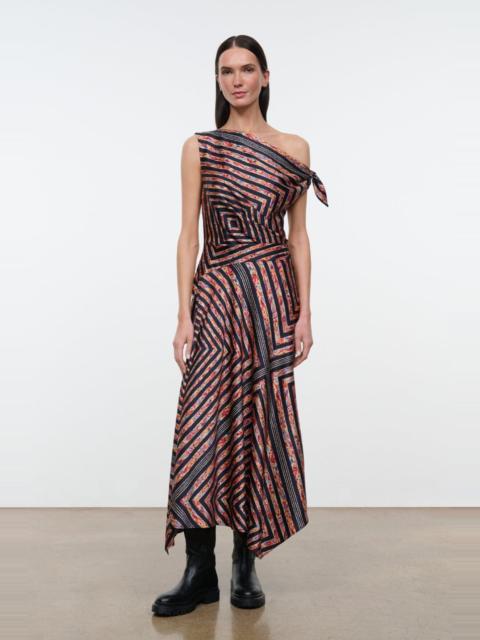 STAUD STAUD PORTIA SILK DRESS STUDIO