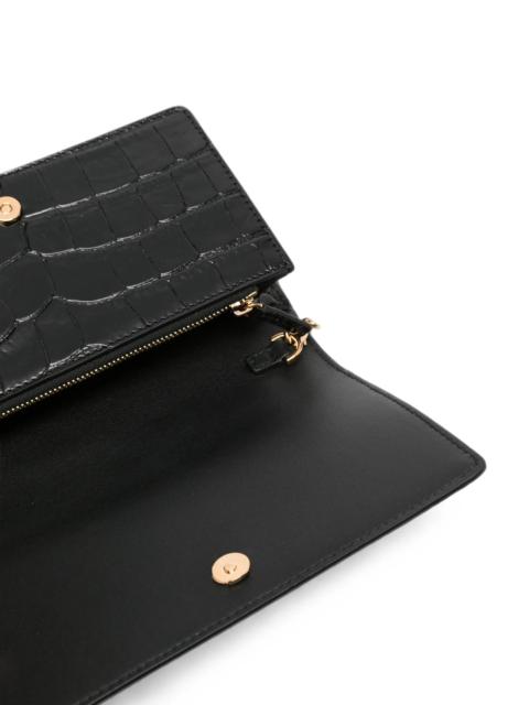 VERSACE Versace Mini Medusa '95 Croc-effect Shoulder Bag